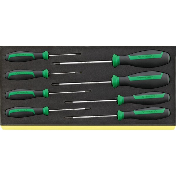 Stahlwille Tools DRALL+ set of screwdrivers i.TCS inlay No.TCS 4650 1/3-tray8-pcs. - 96838767