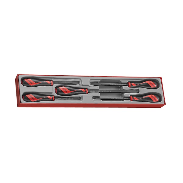 Teng Tools TTXMDTN - 5 Piece Impact Power Thru Screwdriver Set - TTXMDTN