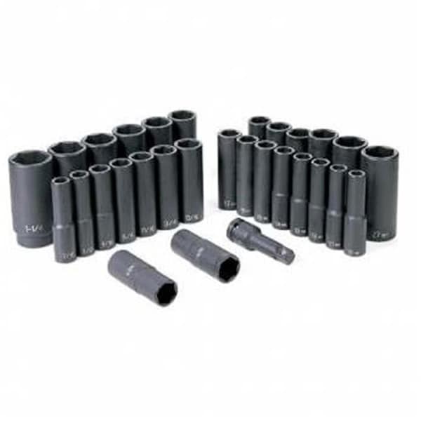 Cool Kitchen 50 in. Drive SAE and Metric Deep Set - 30 Pieces - CO3484694