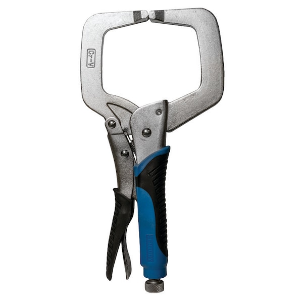 Century Drill & Tool Pliers Locking C-Clamp 11" Jaw Capacity Fixed - 72590