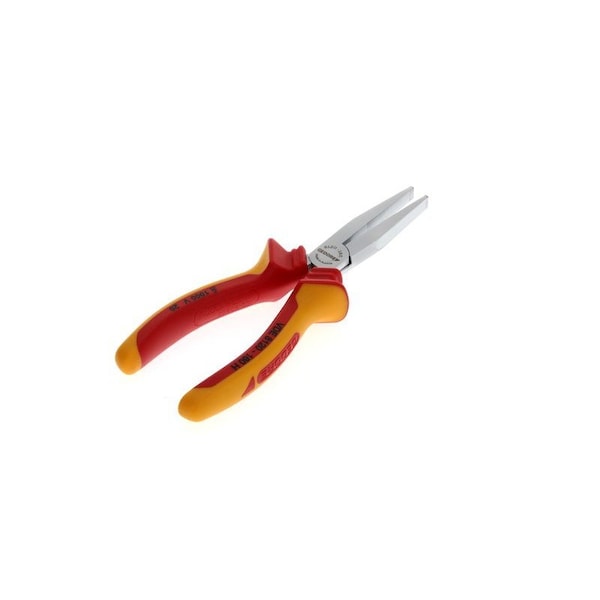 Gedore Insulated Flat Nose Pliers, 6-1/4" - VDE 8120-160 H