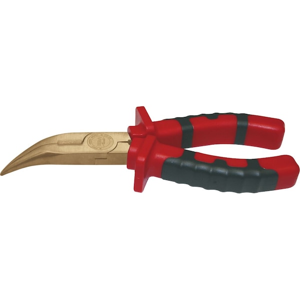 Ega Master BENT NOSE PLIER 200 MM NON SPARKING Cu-Be - 73647