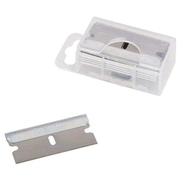Vulcan Razor Blade, 1-1/2 in L, with Dispenser - JL-BD-06