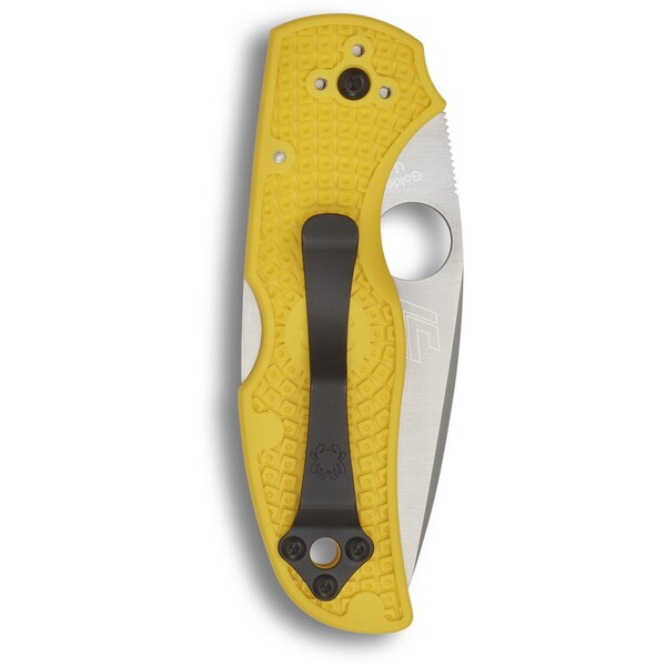 Spyderco 2024 Spyderco Native 5 Salt Lightweight Yellow Lc200N Serrated - SPY-C41SYL5
