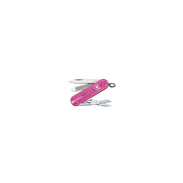 Swiss Army Brands 2024 Victorinox 58005 Classic Sd Pink Translucent 58Mm, Clam Pack - VIC-0.6223.T5R-X5