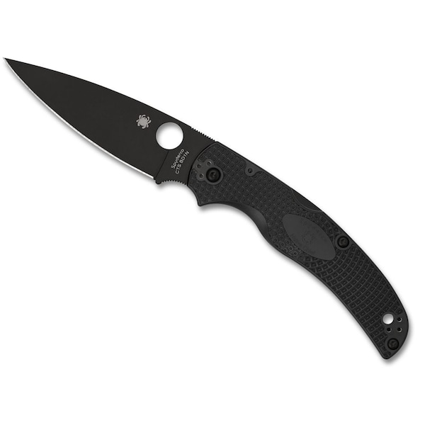 Spyderco 2024 Spyderco Reveal 13 Native Chief Black Lightweight Black Blade, Plain Edge - SPY-C244PBBK