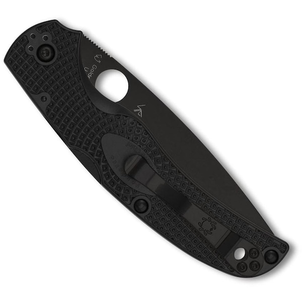Spyderco 2024 Spyderco Reveal 13 Native Chief Black Lightweight Black Blade, Plain Edge - SPY-C244PBBK