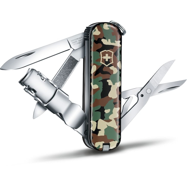 Swiss Army Brands 2024 Victorinox 0.6463.94Us2 Nail Clip 580, Camouflage - VIC-0.6463.94-X1