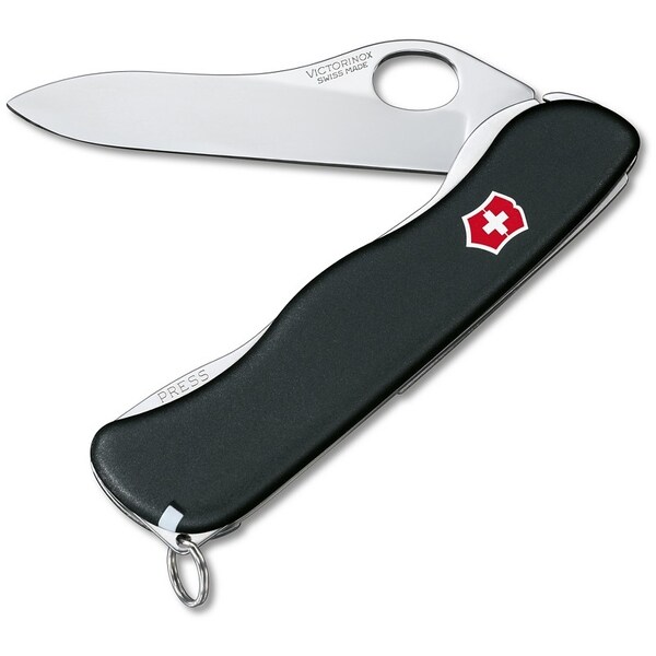 Swiss Army Brands 2023 Victorinox 54895 One-Hand Sentinel No Clip Ns Black 111Mm - VIC-0.8413.M3-X2