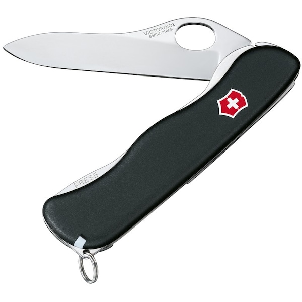 Swiss Army Brands 2023 Victorinox 54895 One-Hand Sentinel No Clip Ns Black 111Mm - VIC-0.8413.M3-X2