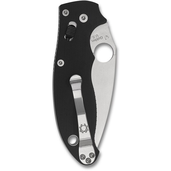 Spyderco 2024 Spyderco Manix 2 G-10 Black Plain - SPY-C101GP2
