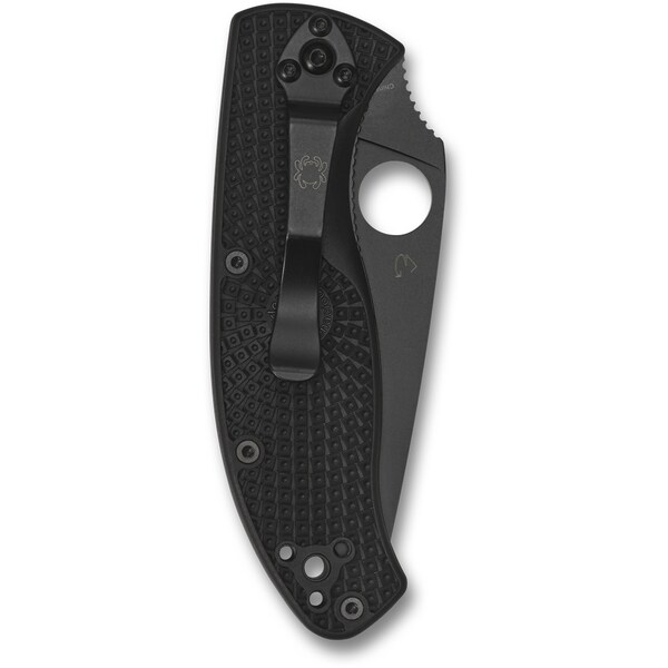 Spyderco 2024 Spyderco, Reveal V4, Tenacious, Black Frn, Black Blade, Plain Edge - SPY-C122PBBK