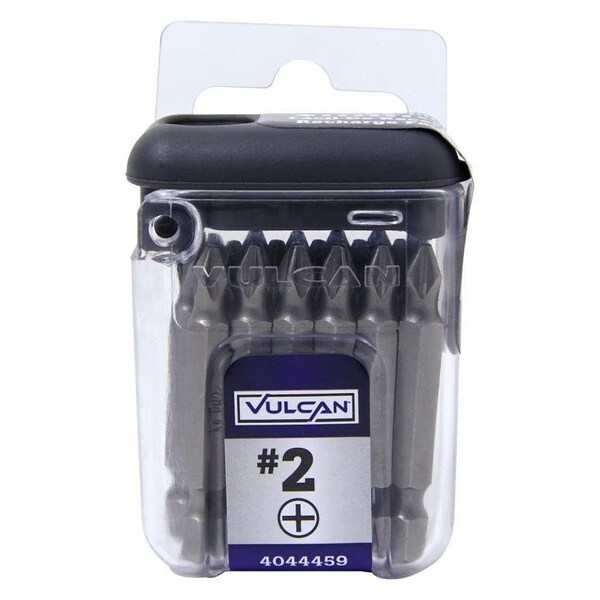 Vulcan Screwdriver Bit, Hex Shank, S2 Chrome Molybdenum Steel - 305041OR