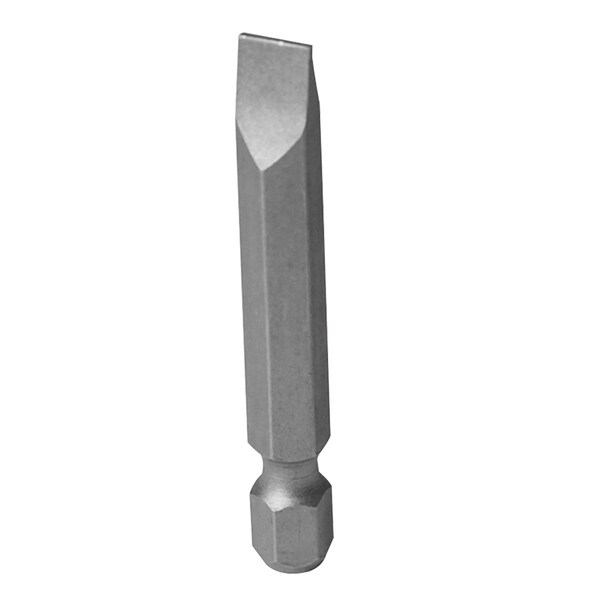 Surtek 1/4in Hex Power Drive Slotted Bit, 3/8in X 2in, 5PK - PPL382