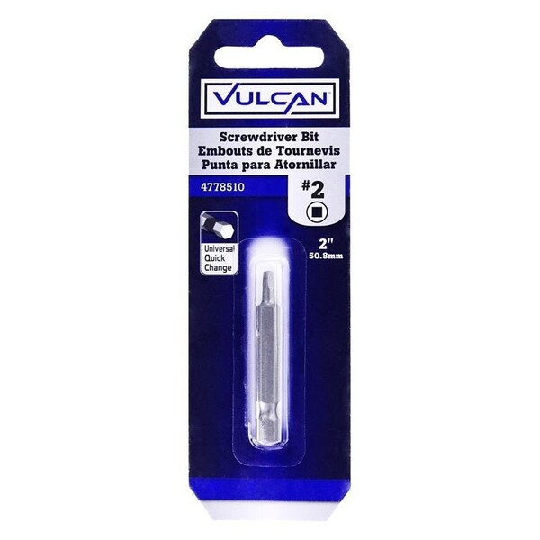 Vulcan Screwdriver Bit, S2 Chrome Molybdenum Steel - 305971OR