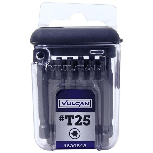 Vulcan Screwdriver Bit, Hex Shank, S2 Chrome Molybdenum Steel - 322891OR