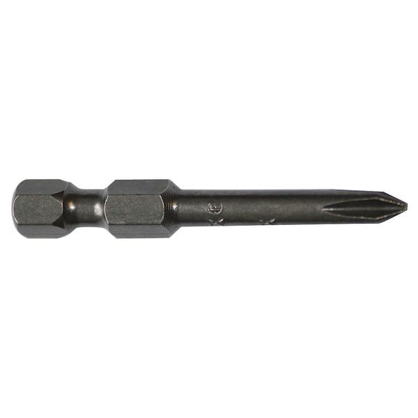 Apex Tool Group Power Bit, SAE, 1/4", Hex Power Drive, PK5 - 492-BR-5PK