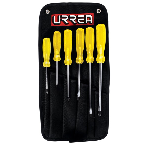 Urrea Amber Screwdriver Set of 6 Pieces Comb - 9600G