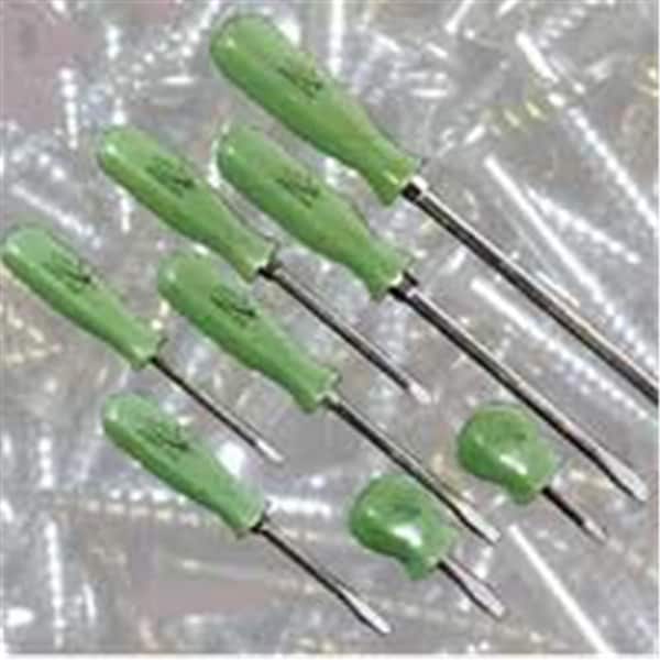 Keen 8-Piece Black Phillips and Slotted Screwdriver Set - KE62736