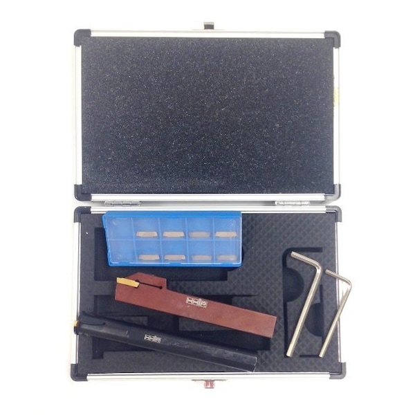 Hhip 14 Piece 1" Shank Right Hand External & Internal Grooving Tool Kit - 2208-0009
