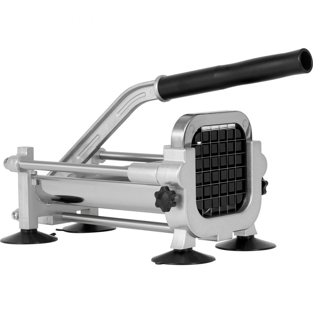 VEVOR French Fry Cutter, 1/2" Stainless Steel Blade Potato Slicer, Manual Potato Chopper Cutter with Suction Cups, Fries Cutter for Potato, French Fries, Cucumber, Vegetables, Carrot - SYWSQST12INCHUY45V0