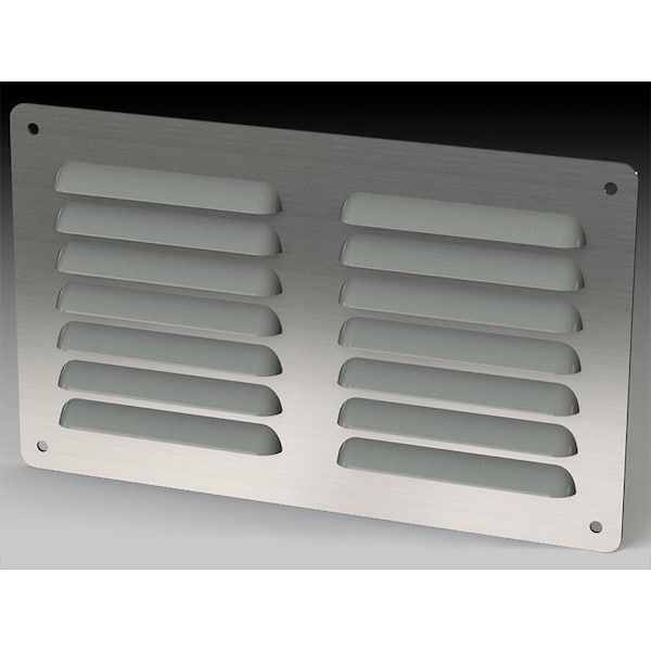 Saginaw Control & Engineering Louver Stand Kit, 5.81 in. H x 9-1/2 in. W x 0.36 in. L, 304 Stainless Steel - SCE-AVK84SS