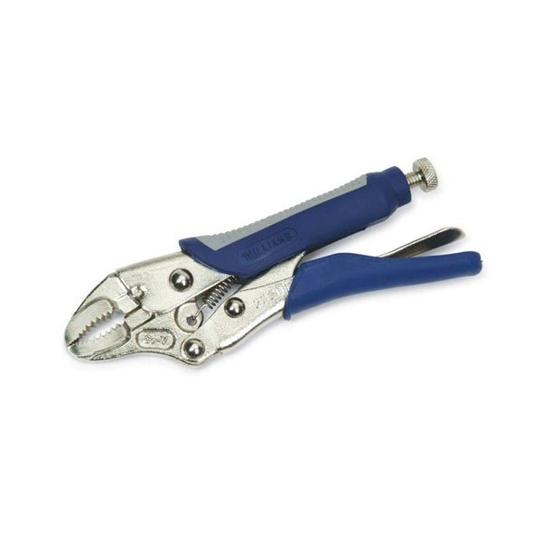 Williams Locking Plier, 10 Inch OAL, Curved Jaw with Cutter - JHW23203