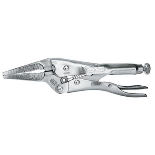 Defenseguard 586-4LN-3 4 Inch Long Nose Vise Grip Locking Plier Card 1602L3 - DE859056