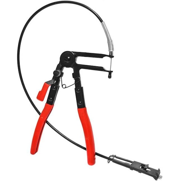 Biltek Biltek NPTC-FHC001-2A 24 in. Long Reach Hose Clamp Pliers with Flexible Wire Shaft Fuel Oil Water Hose Tool - NPTC-FHC001-2A