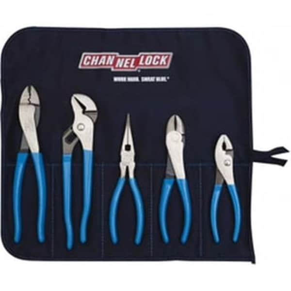 Channellock Channellock CNL-TOOLROLL1 Plier Sets Plier Set Roll Channellock Plier Set - 5 Piece - CNL-TOOLROLL1