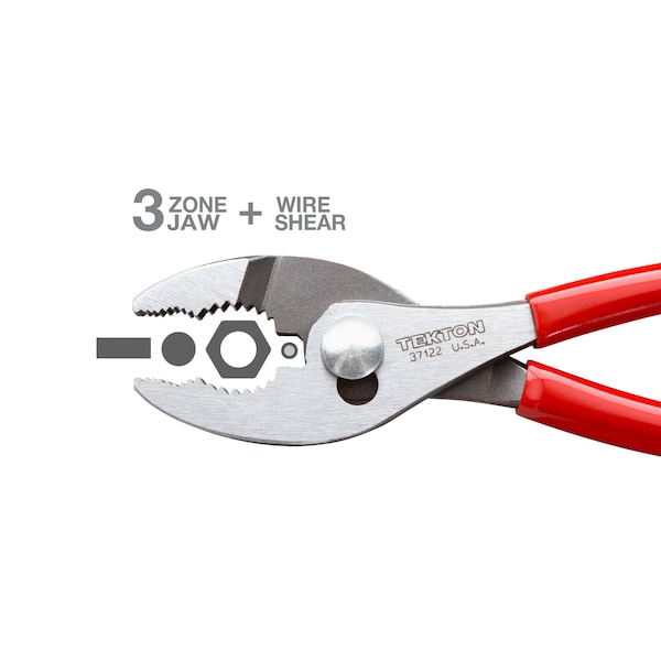 Tekton Pliers Set, 3-Piece (Long Nose, Diagonal Cutting, Slip Joint) - PLR99018