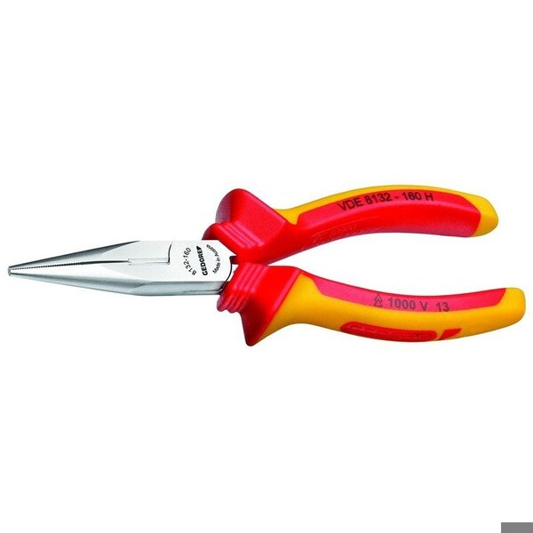 Gedore Vde Needle Nose Pliers W/Insulat Sleeves - 1699938
