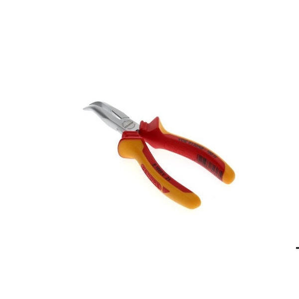 Gedore Ins Bent, Needle Nose Pliers, 6-1/4", Number of Pieces: 1 - VDE 8132 AB-160 H