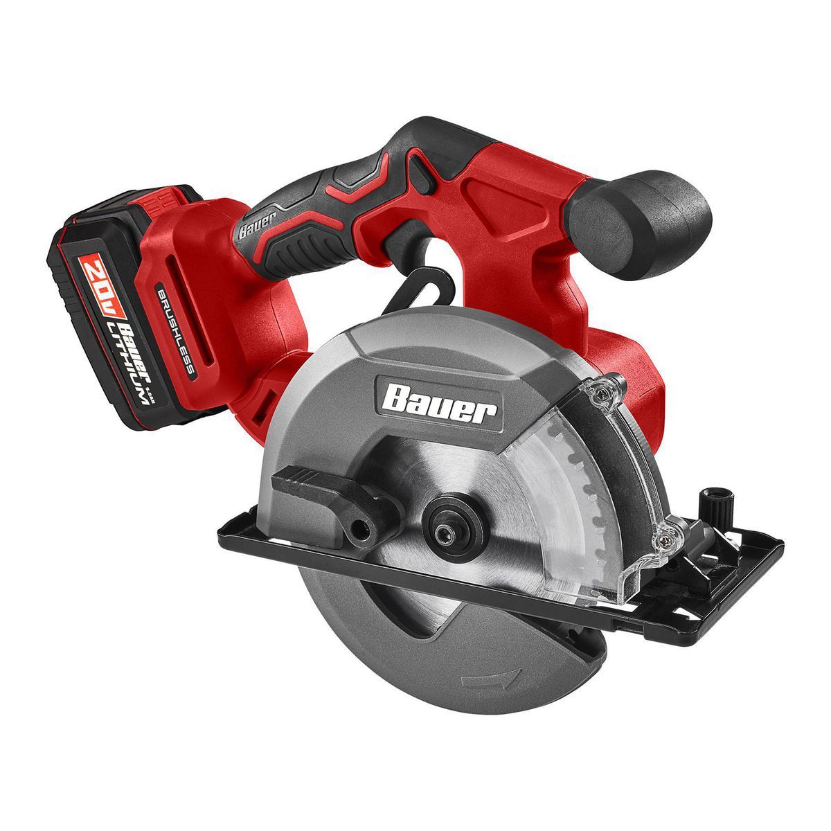Sierra circular inalámbrica Bauer 20V Brushless de 5-3/8 pulgadas para corte de metal - Solo herramienta - 58261