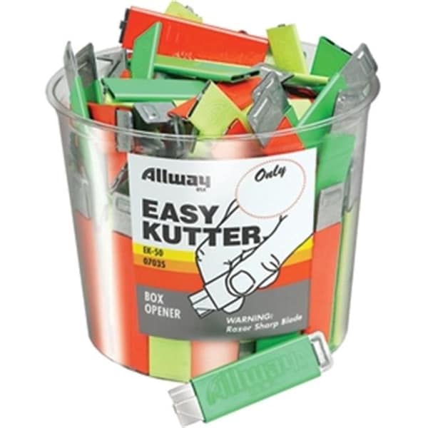 Allway Allway Tools 7035 Neon Easy Kutter Bucket   Pack of 50 - 37064070359