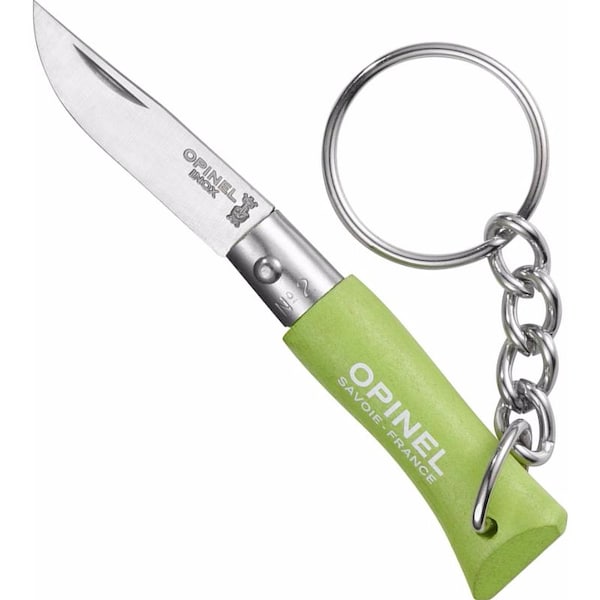 Opinel Sas 2018 Opinel Ndegrees02 Apple Green Keyring - OPI-002050