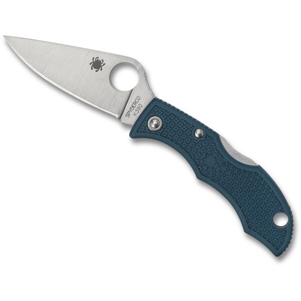 Spyderco 2024 Spyderco, Reveal V4, Ladybug, Blue Frn, K390, Plain Edge - SPY-LFP3K390
