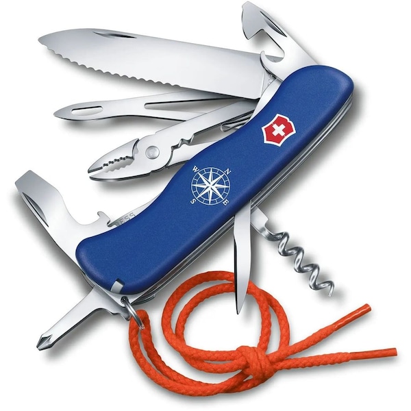 Swiss Army Brands 2024 Victorinox 0.8593.2Wus2 Skipper Blue 111Mm Old Number 53663 - VIC-0.8593.2W-X1