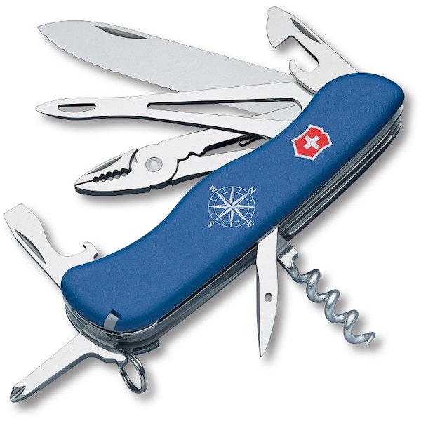 Swiss Army Brands 2024 Victorinox 0.8593.2Wus2 Skipper Blue 111Mm Old Number 53663 - VIC-0.8593.2W-X1