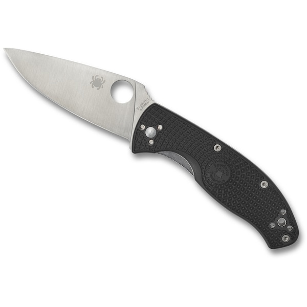 Spyderco 2024 Spyderco Tenacious Lightweight Black Plain - SPY-C122PBK