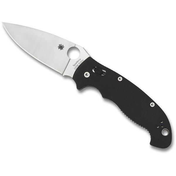 Spyderco 2024 Spyderco Manix 2 Xl G-10 Black Plain - SPY-C95GP2