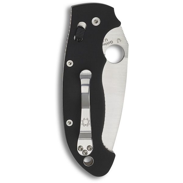 Spyderco 2024 Spyderco Manix 2 Xl G-10 Black Plain - SPY-C95GP2