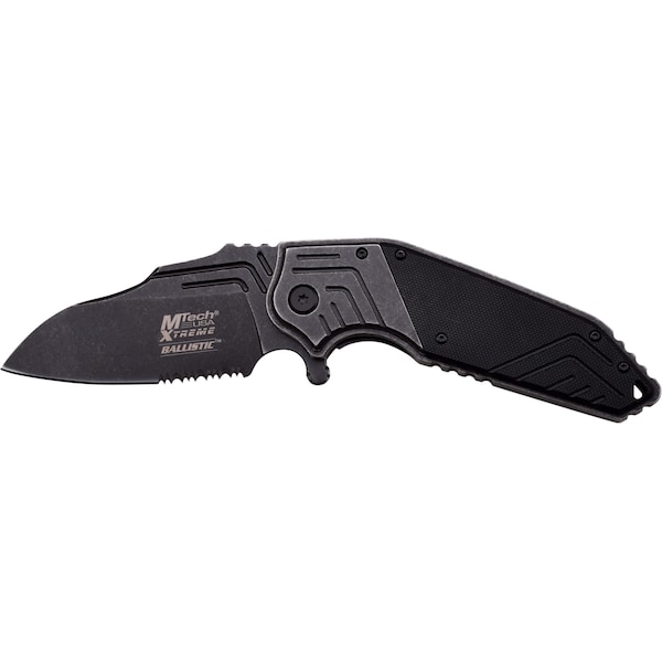 Master Cutlery 2017 Master Tac-Force 5In Fldr, Stone Wash Bld, Bk G10 Handle, W/Clip - MAS-MX-A823SW