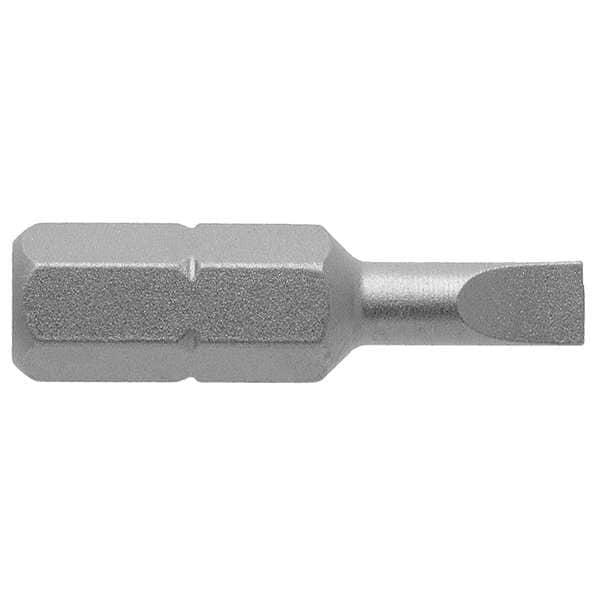Apex Tool Group Torsion Bit, SAE, 1/4", Hex, 6F-8R, 1" - 445-2X