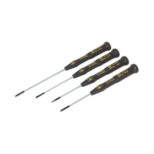 C.K Xonic ESD Screwdriver Slotted/PH Set Of 4 - T4884X ESD
