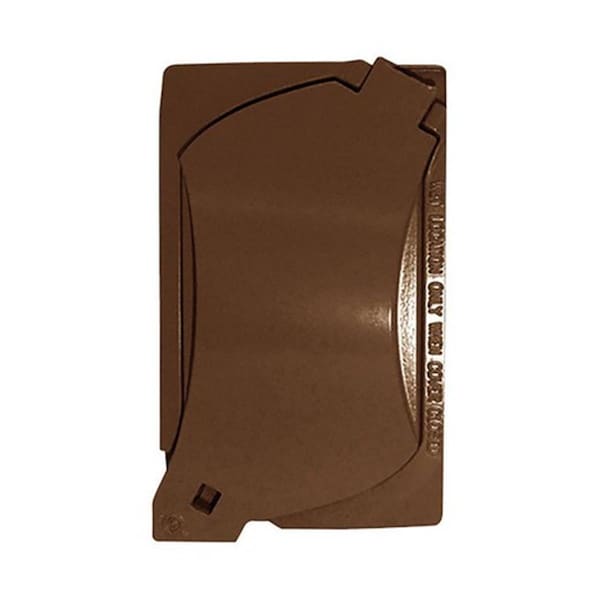 Sigma Electrical Box Cover, 1 Gang, Rectangular, Metal Die-Cast, Duplex, GFCI, Round, Universal Cover - 3426160