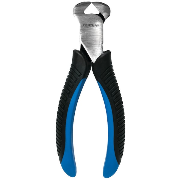 Century Drill & Tool Pliers End Nipper 7 Jaw Capacity 3/8 Jaw Length 1-1/8 Jaw Thick 7/16 - 72561
