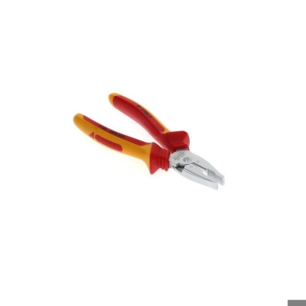 Gedore Ins. Power Combination Pliers, 7-7/8", Jaw Length: 38.5mm - VDE 8250-180 H