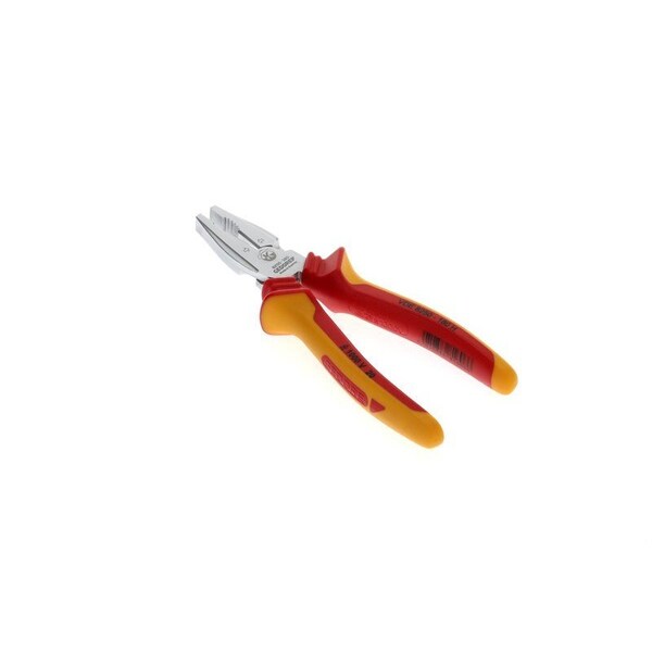 Gedore Ins. Power Combination Pliers, 7-7/8", Jaw Length: 38.5mm - VDE 8250-180 H