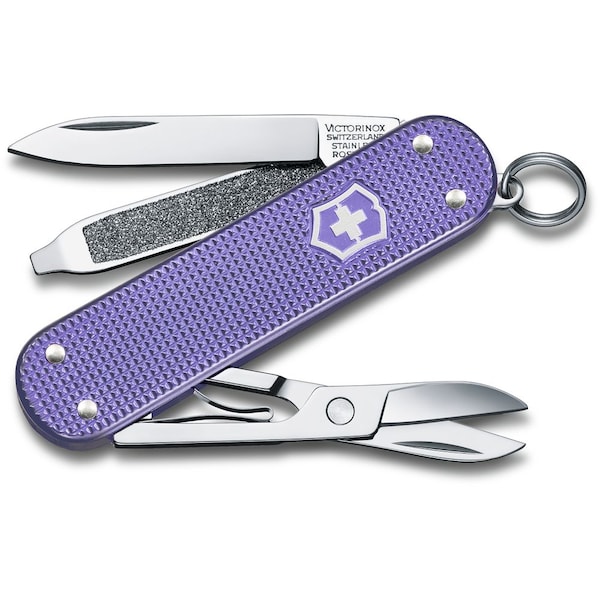 Swiss Army Brands 2024 Victorinox Classic Sd Alox, Electric Lavender - VIC-0.6221.223G